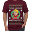 Fudge Around And Find Out Story Ugly Christmas Sweater Men's T-Shirt