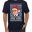Santas Coming That's What She Said Michael Scott Ugly Christmas Sweater Men's Graphic T-Shirt