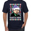 Santa Mike Michael Scott The Office Ugly Christmas Sweater Men's Graphic T-Shirt