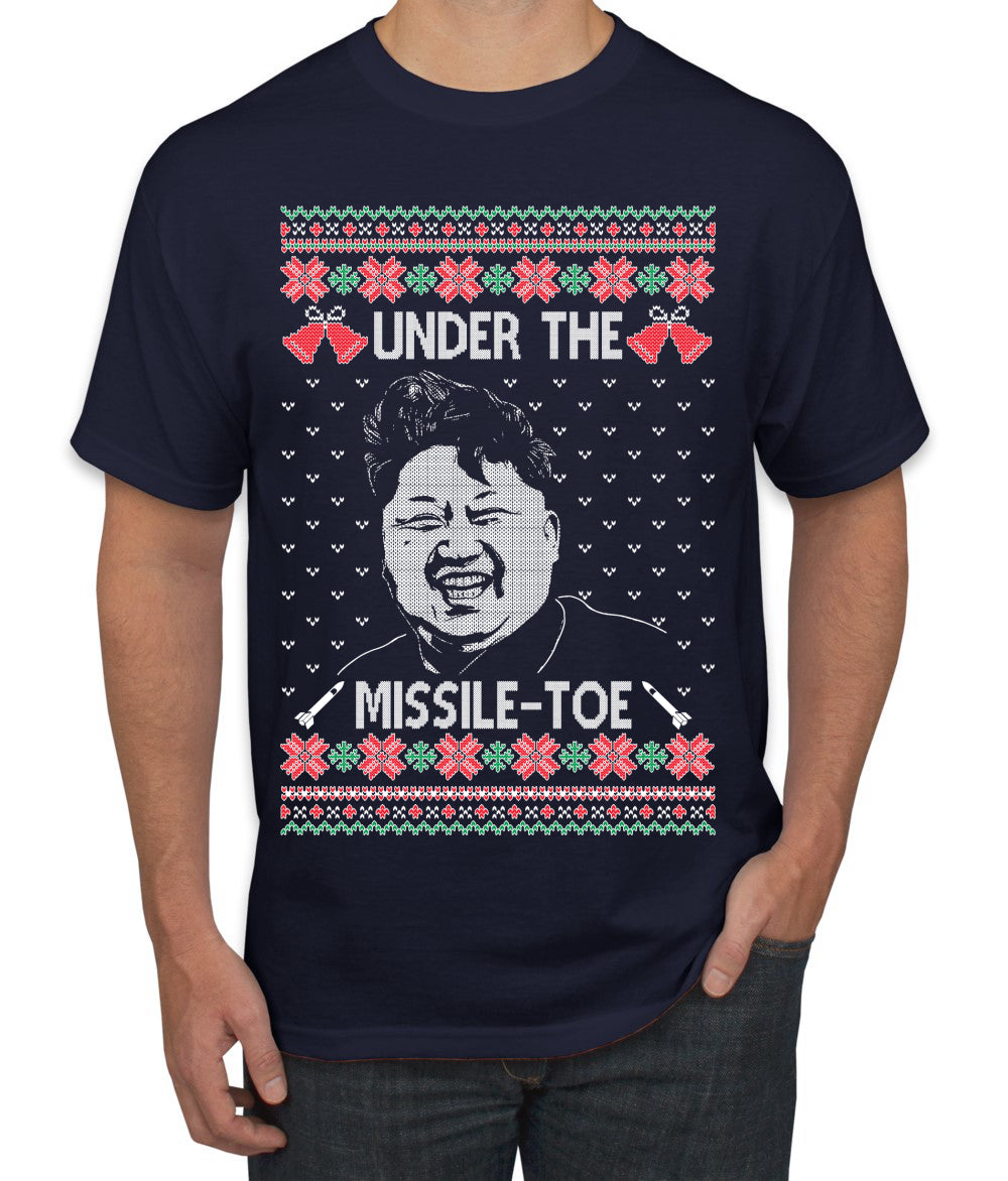 Under The Missle Toe Ugly Christmas Sweater Men's T-Shirt