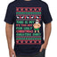 Santa Too Hot For Sweaters Shirt Ugly Christmas Sweater Men's T-Shirt