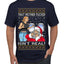 That Santa Mother F Isn't Real Ugly Christmas Sweater Men's T-Shirt