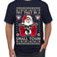 Try That In A Small Town Christmas Ugly Christmas Sweater Men's T-Shirt