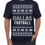 City of Dallas DAL American Football Fantasy Fan Ugly Christmas Sweater Unisex Crewneck Sweatshirt