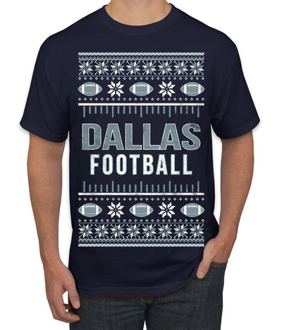 City of Dallas DAL American Football Fantasy Fan Ugly Christmas Sweater Unisex Crewneck Sweatshirt