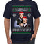 Here To F Stuff Up Step Brothers Holiday Pose Ugly Christmas Sweater Men's T-Shirt