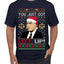 Just Got Litt Up Louis Tv Show Parody Ugly Christmas Sweater Men's T-Shirt