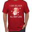 I Can Deliver All Night Long Santa Winking Christmas Men's Graphic T-Shirt