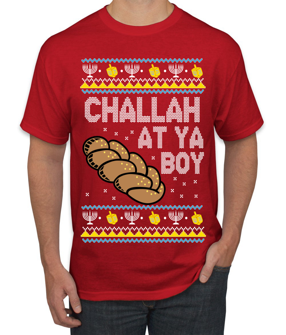 Challah At Ya Boy Ugly Christmas Sweater Men's T-Shirt
