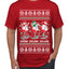 Holiday Spirits Drink Drank Drunk Snowmen Ugly Christmas Sweater Men's T-Shirt