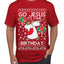Go Jesus It's Your Birthday Ugly Christmas Sweater Men's T-Shirt