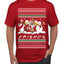 Santa Friends TV Parody Funny Characters Ugly Christmas Sweater Men's Graphic T-Shirt