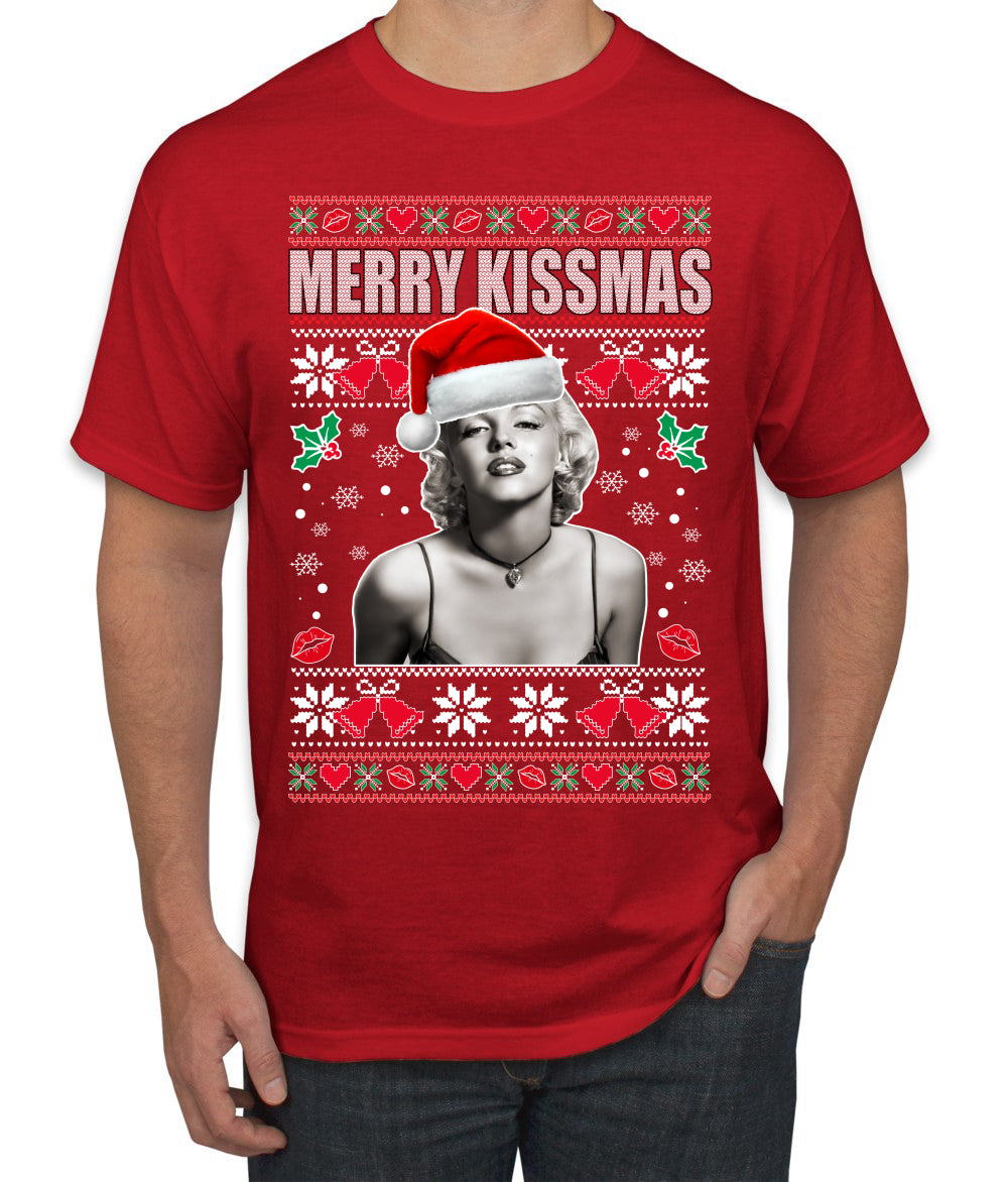 Merry Kissmas  Christmas Men's Graphic T-Shirt