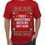 First Christmas With My Hot New Fiance Ugly Christmas Sweater Men's Graphic T-Shirt