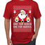 One For Biden One For Harris Santa Ugly Christmas Sweater Men's Graphic T-Shirt