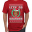 Le'th Go Brandon  Ugly Christmas Sweater Men's Graphic T-Shirt