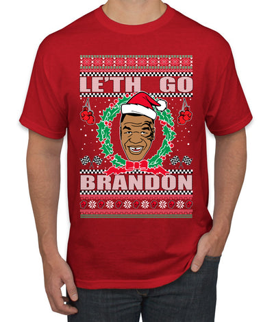 Le'th Go Brandon  Ugly Christmas Sweater Men's Graphic T-Shirt