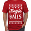 Jingle Balls Individual Couples Ugly Christmas Sweater Men's Graphic T-Shirt