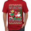 Will Chris Slapping Meme Award Show Cartoon Ugly Christmas Sweater Men's Graphic T-Shirt