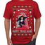Nakatomi Plaza Happy Trails Hanz Ugly Christmas Sweater Men's Graphic T-Shirt