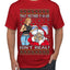 That Santa Mother F Isn't Real CLEAN  Ugly Christmas Sweater Men's T-Shirt