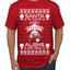 Santa Is Fake Aliens Are Real Ugly Christmas Sweater Men's T-Shirt