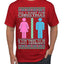 All I Want For Christmas Is For There To Be Two Genders Ugly Christmas Sweater Men's T-Shirt