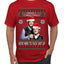 Here To F Stuff Up Step Brothers Holiday Pose Ugly Christmas Sweater Men's T-Shirt