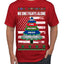 No One Fights Alone Holiday First Responder Police Fire Emt Ugly Christmas Sweater Men's T-Shirt