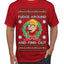 Fudge Around And Find Out Story Ugly Christmas Sweater Men's T-Shirt