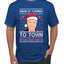 Biden Is Coming To Town Ugly Christmas Sweater Men's Graphic T-Shirt