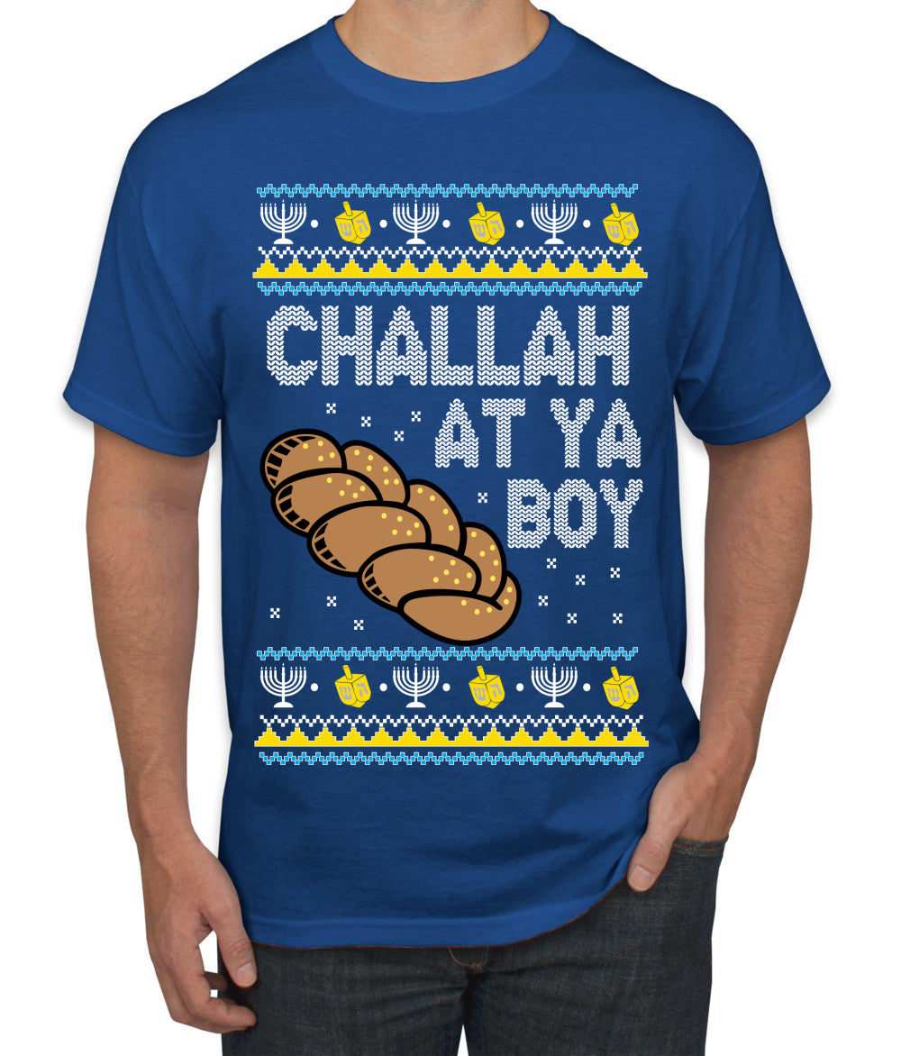 Challah At Ya Boy Ugly Christmas Sweater Men's T-Shirt