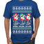 Holiday Spirits Drink Drank Drunk Snowmen Ugly Christmas Sweater Men's T-Shirt