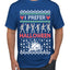 I Prefer Halloween Dancing Skeletons Ugly Christmas Sweater Men's T-Shirt