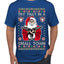 Try That In A Small Town Christmas Ugly Christmas Sweater Men's T-Shirt