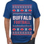 City of Buffalo BUF American Football Fantasy Fan Ugly Christmas Sweater Unisex Crewneck Sweatshirt