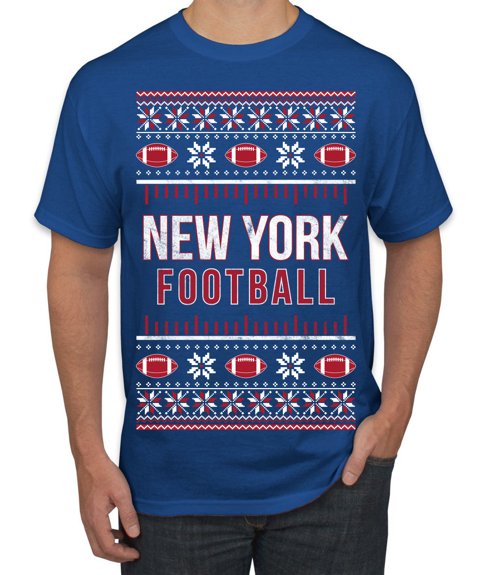 City of New York NYC American Football Fantasy Fan Ugly Christmas Sweater Unisex Crewneck Sweatshirt