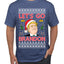 Trump Let’s Go Brandon Ugly Christmas Sweater Men's Graphic T-Shirt