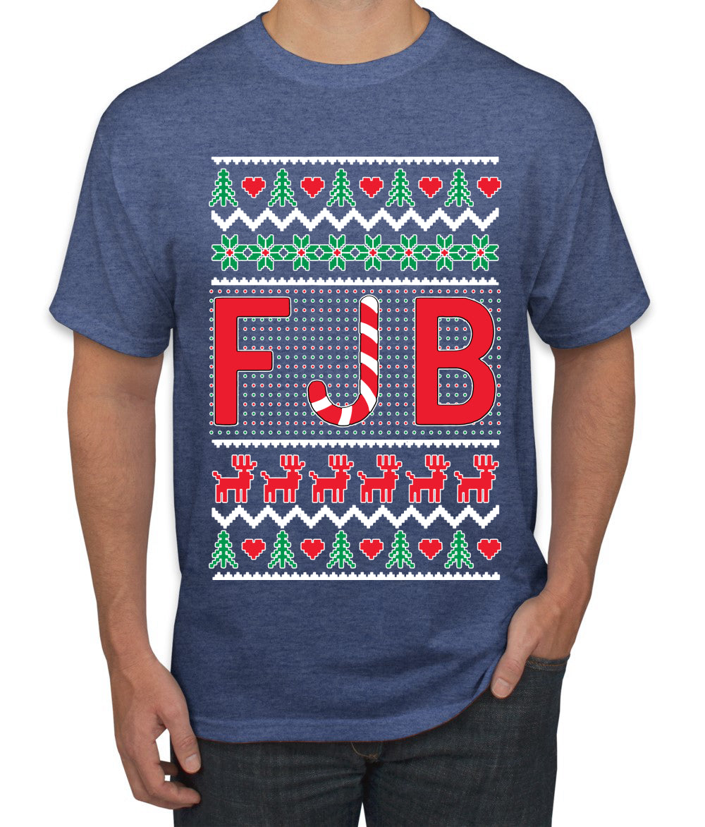 FJB Candy Cane  Ugly Christmas Sweater Men's Graphic T-Shirt