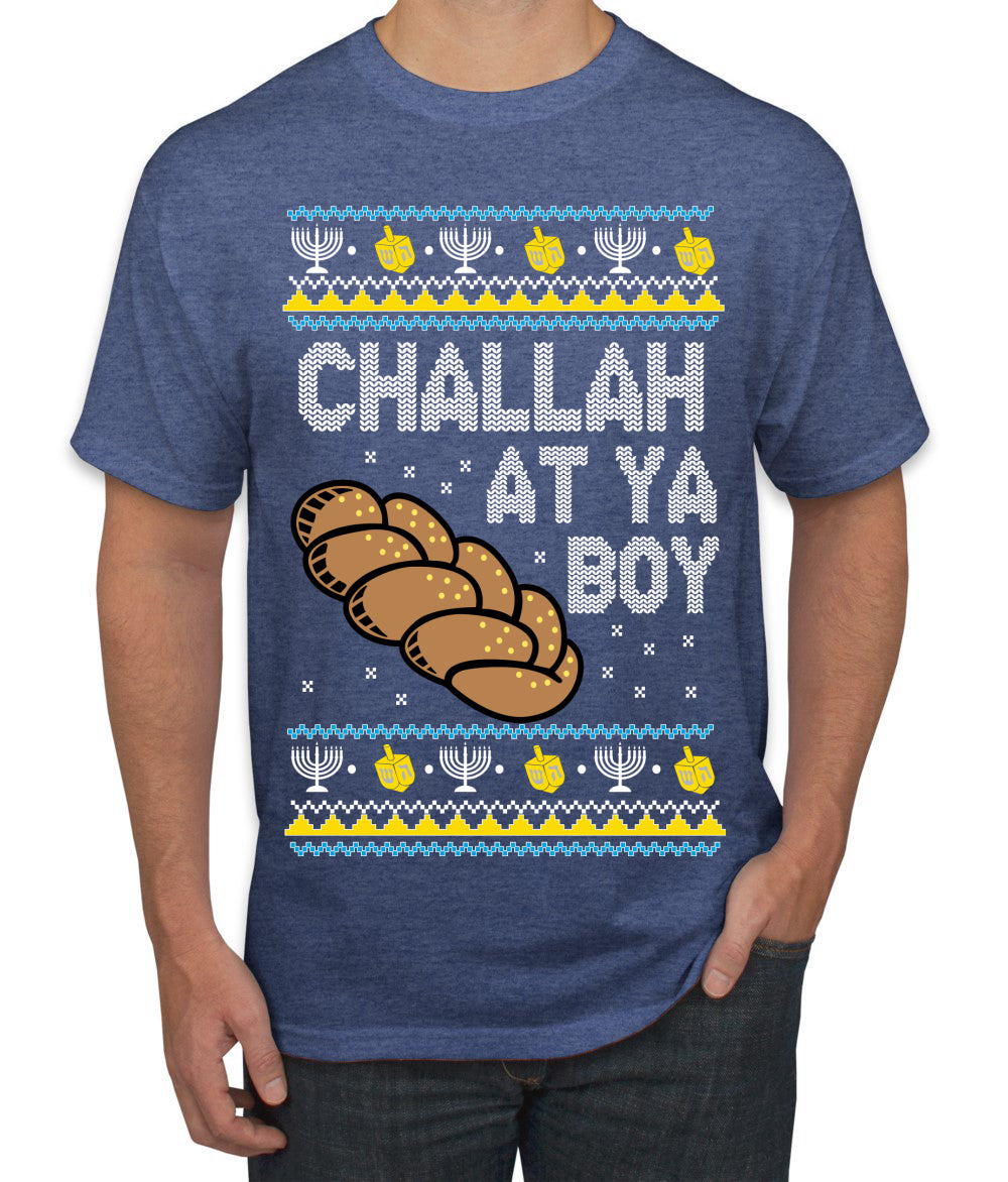 Challah At Ya Boy Ugly Christmas Sweater Men's T-Shirt