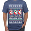 Holiday Spirits Drink Drank Drunk Snowmen Ugly Christmas Sweater Men's T-Shirt