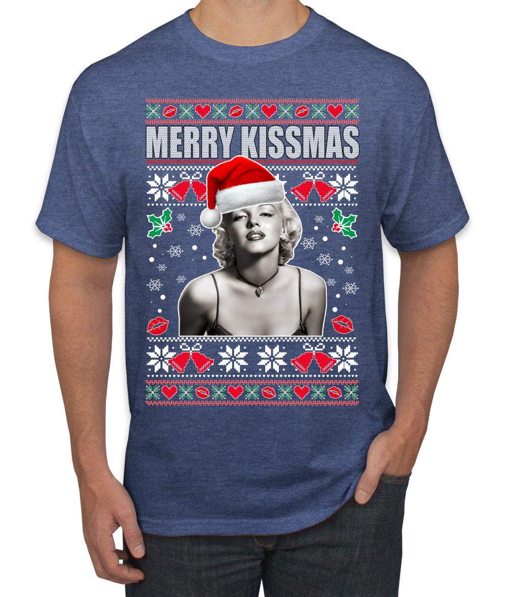 Merry Kissmas  Christmas Men's Graphic T-Shirt