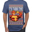 Turboman It's Turbo Time! Ugly Christmas Sweater Men's Graphic T-Shirt