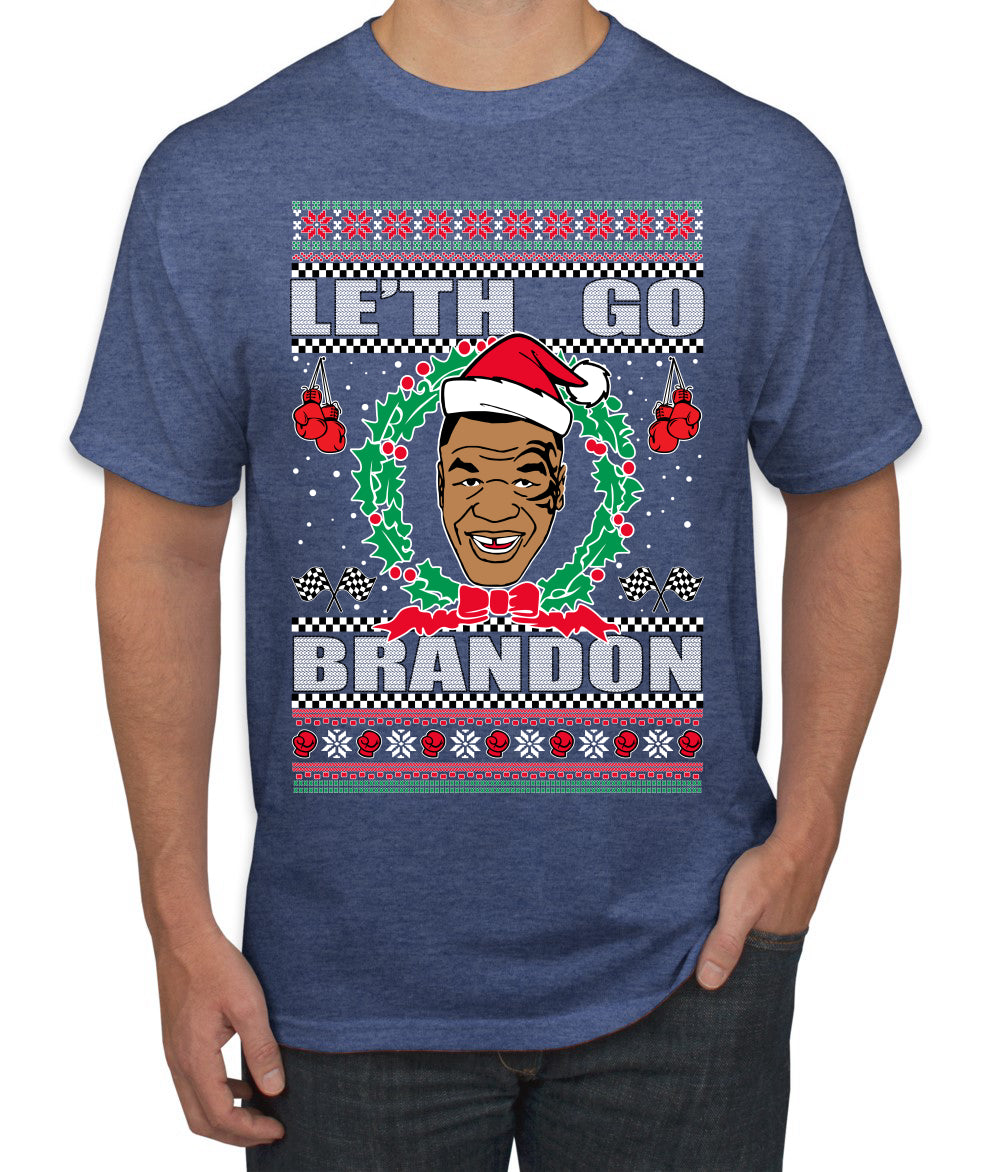 Le'th Go Brandon  Ugly Christmas Sweater Men's Graphic T-Shirt