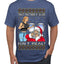 That Santa Mother F Isn't Real CLEAN  Ugly Christmas Sweater Men's T-Shirt