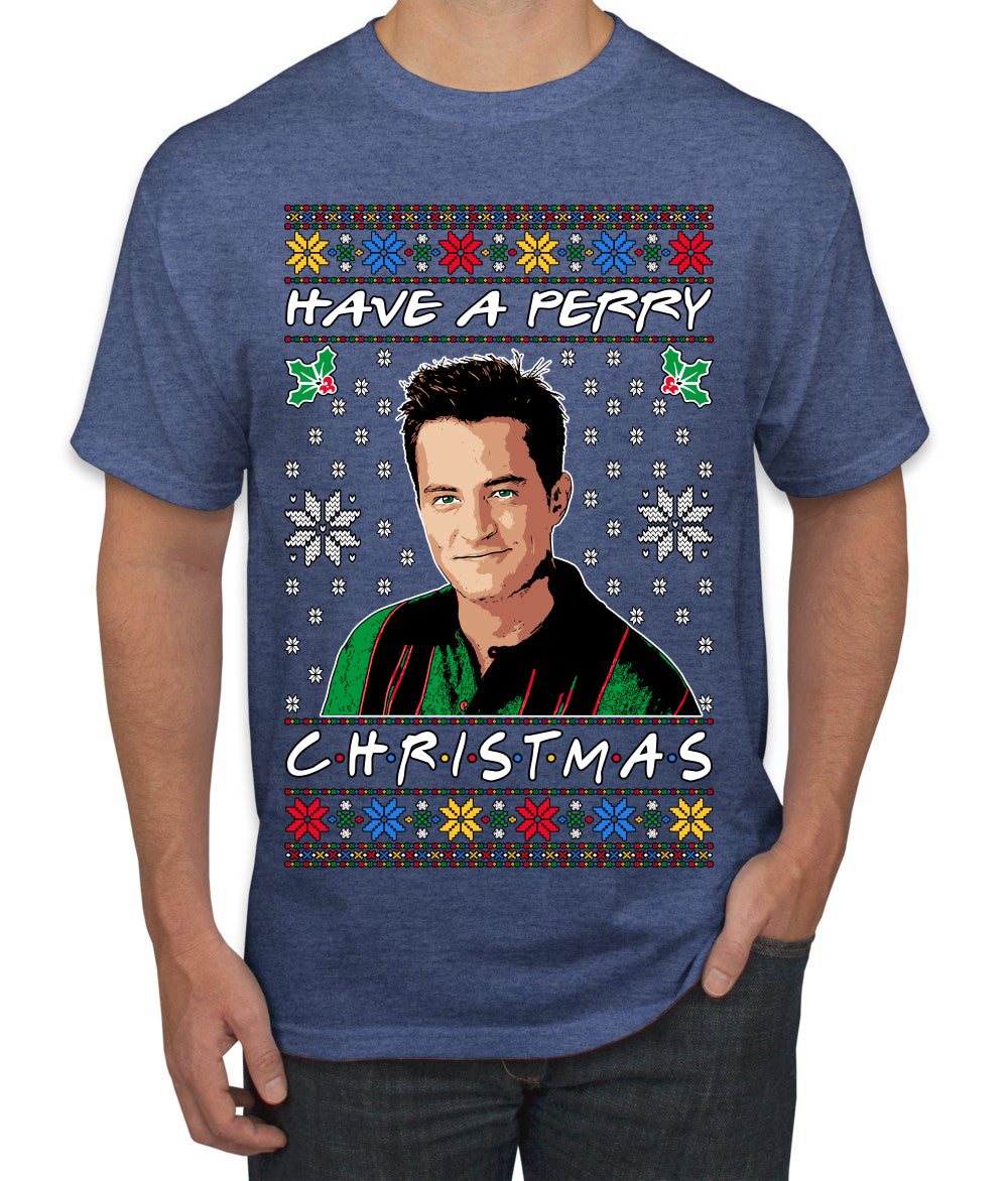 Have a Perry Christmas Ugly Christmas Sweater Men's T-Shirt