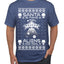 Santa Is Fake Aliens Are Real Ugly Christmas Sweater Men's T-Shirt