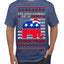 I'm Dreaming Of A Right Christmas Republican GOP  Ugly Christmas Sweater Men's T-Shirt