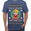 Fudge Around And Find Out Story Ugly Christmas Sweater Men's T-Shirt