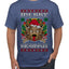 Merry Krampus Santa Folklore Figure Horror Ugly Christmas Sweater Men's T-Shirt